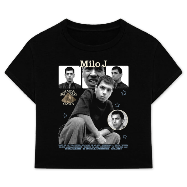 Producto - Baby Tee La Vida Era Más Corta - Milo J