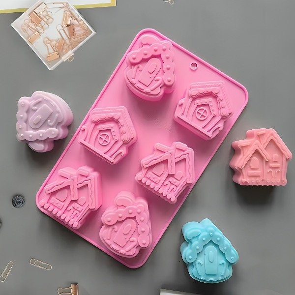 Producto - MOLDE CASITAS NAVIDEÑAS