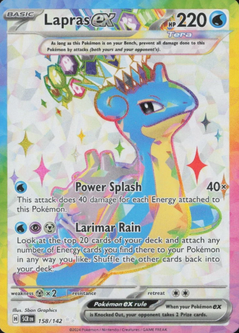 Producto - Lapras ex - 158/142 - Stellar Crown - Holo