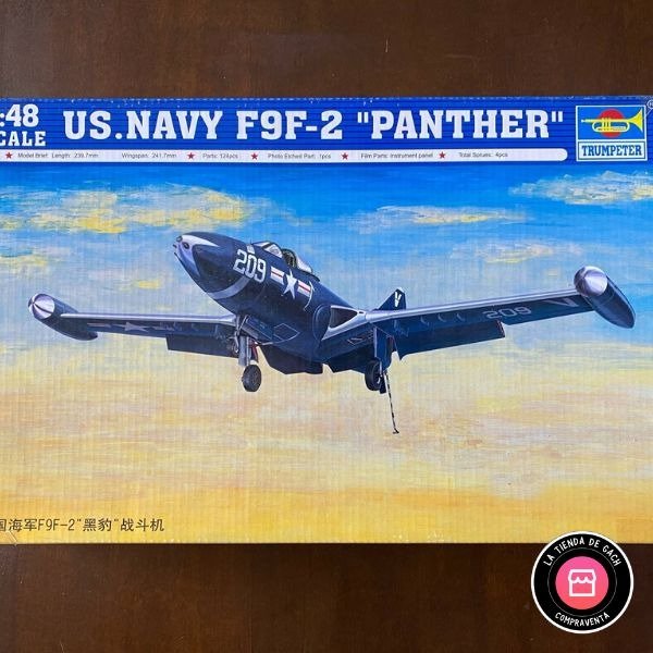 Producto - MAQUETA MODELISMO US NAVY F9F-2 "PANTHER", TRUMPETER 1:48