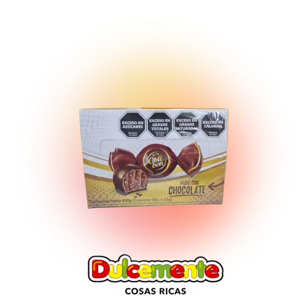 Producto - CAJA OBLI BON BOMBÓN DE MANÍ CON CHOCOLATE
