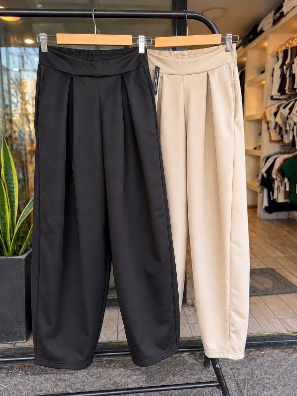 Producto - Pantalón Baggy tiro medio /microfibra