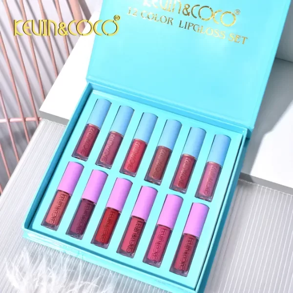 Producto - Set de 12 gloss de labios Kevin y Coco