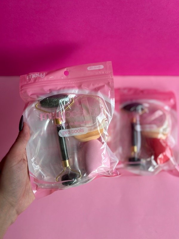 Producto - Set roller de jade + esponjas