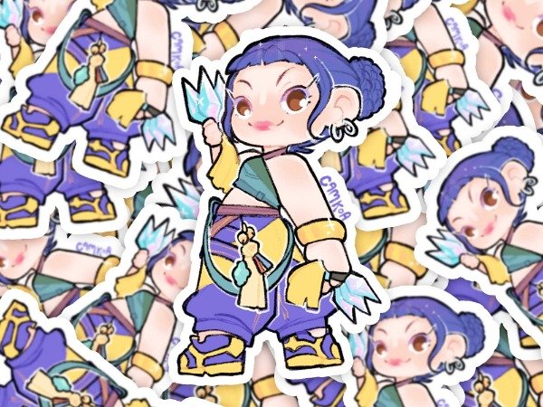 Producto - Zoey Sticker Kpop Demon Hunters