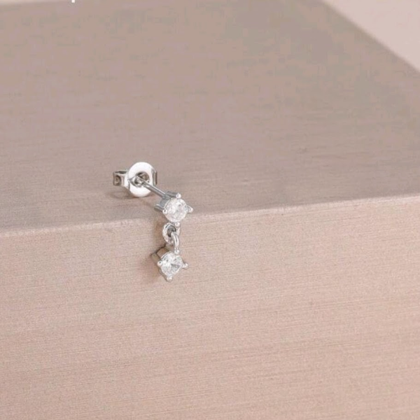 Producto - Piercing duo silver