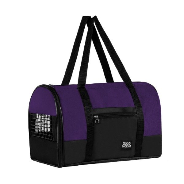 Producto - Bolso Transportador Semirrígido para Perros y Gatos - Violeta
