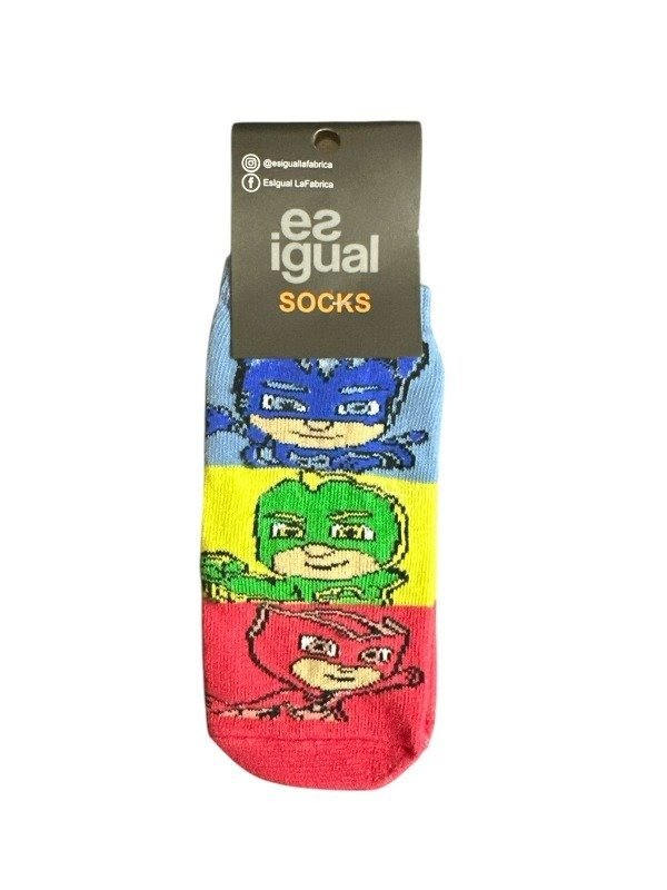 Producto - MEDIAS SOQUETE CON ANTIDESLIZANTE  P J MASK 23 AL 33