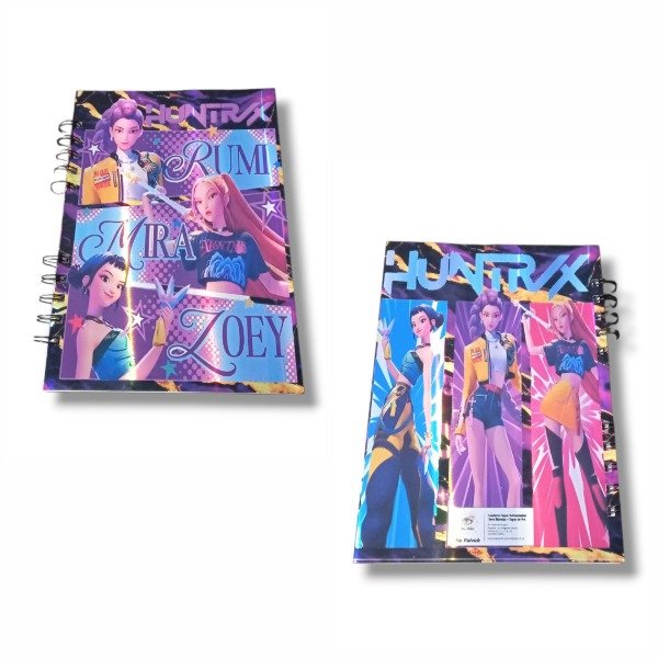 Producto - Cuaderno A5 Tornasolado de las Guerreras del k pop