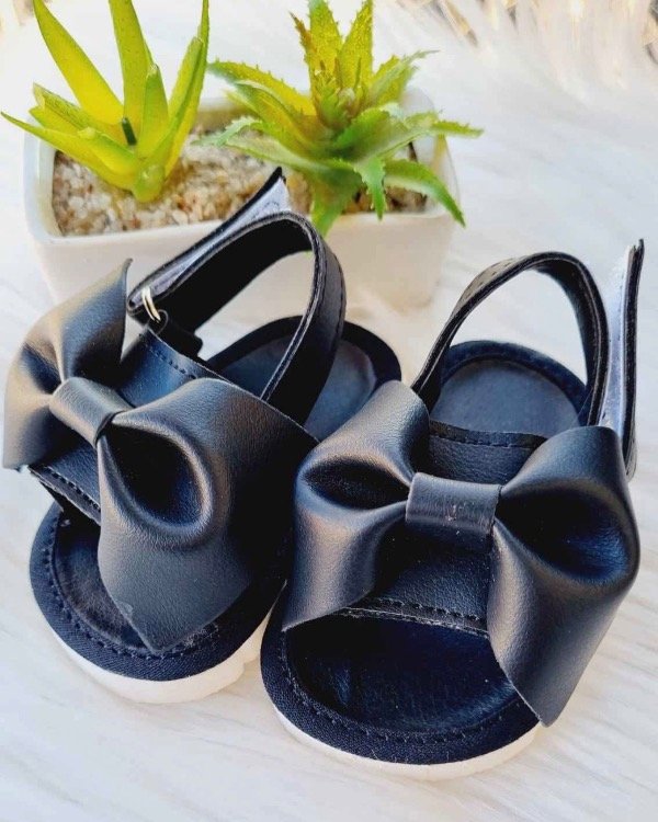 Producto - SANDALIAS MOÑO NEGRA