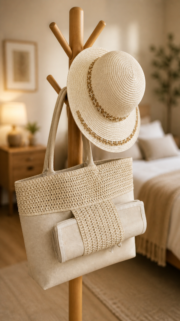 Producto - Con la compra del bolso playero, te llevas lona y Sombrero de REGALO