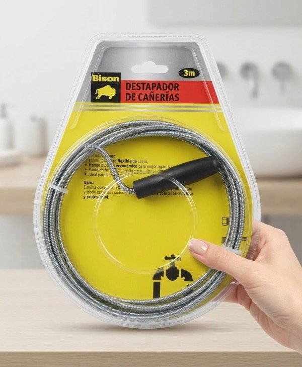 Producto - Destapador de cañerías 3mt 900447