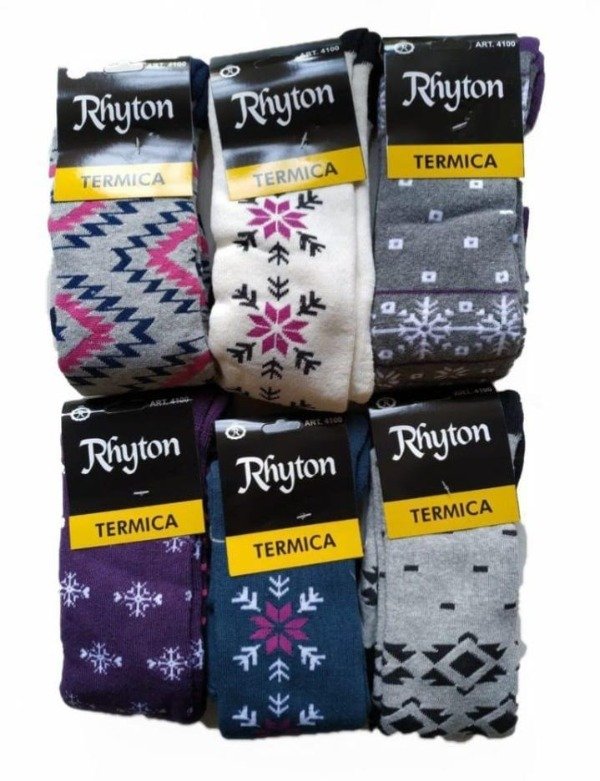 Producto - MEDIAS TERMICAS RHYTON UNISEX PACK X 12