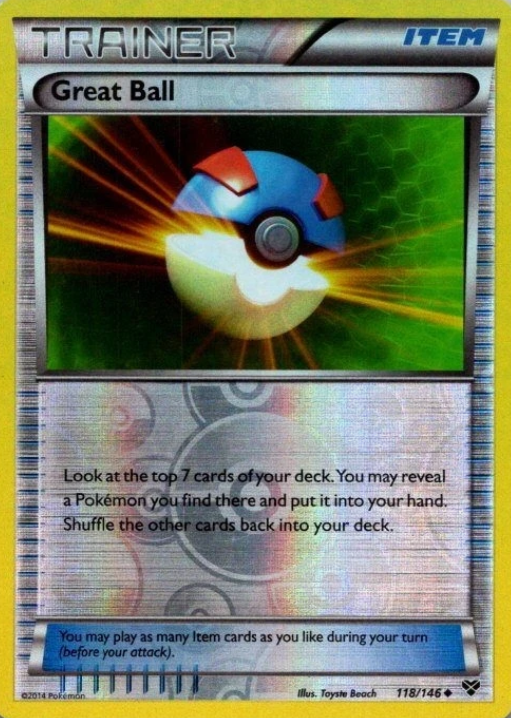 Producto - Great Ball - 118/146 - XY Base - Reverse Holo