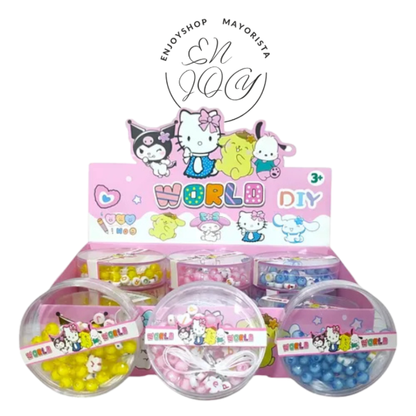 Producto - 18/MINI KIT DIY MOSTACILLAS SANRIO REDONDO