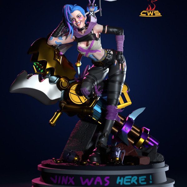 Producto - Figura Jinx Fanart - Arcane