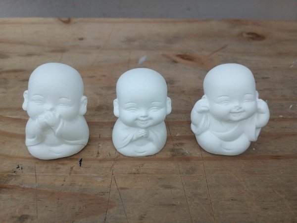 Producto - Trio mini budas de yeso