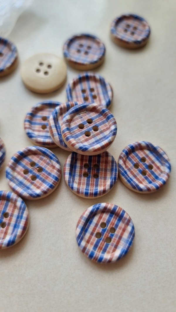 Producto - Botón CUADRILLÉ modelo1- 2cm