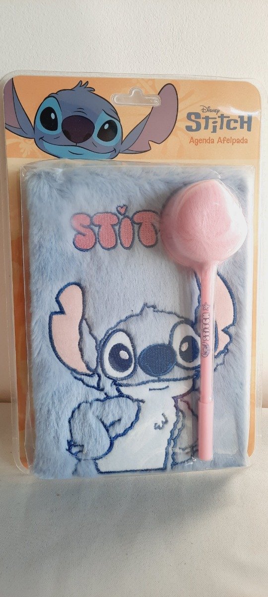 Producto - Agenda stitch afelpada