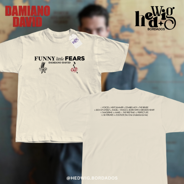 Producto - Remera Funny Little Fears DAMIANO DAVID (doble estampa) - DTF