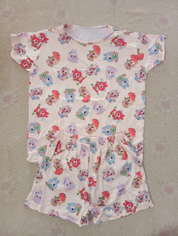 Pijama Niño Verano - T 10/12 - Labubu