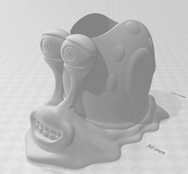 Producto - Stl Gary Escurridor Vajilla Bob Esponja Caracol