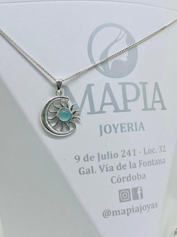 Producto - CONJUNTO SOL Y LUNA PLATA 925