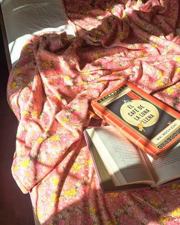 Producto - Manta polar soft Pink flower