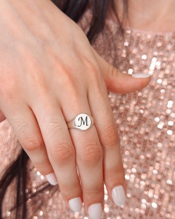 Producto - Anillo sello signature plata 925