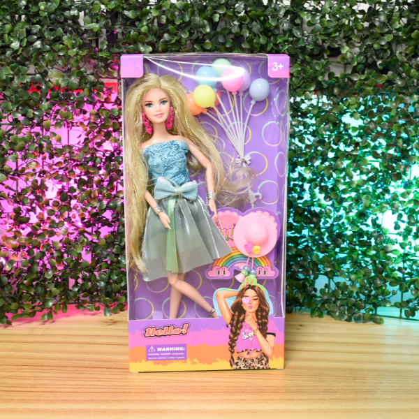 Producto - MUÑECA EN CAJA CON GLOBOS JY-25-433