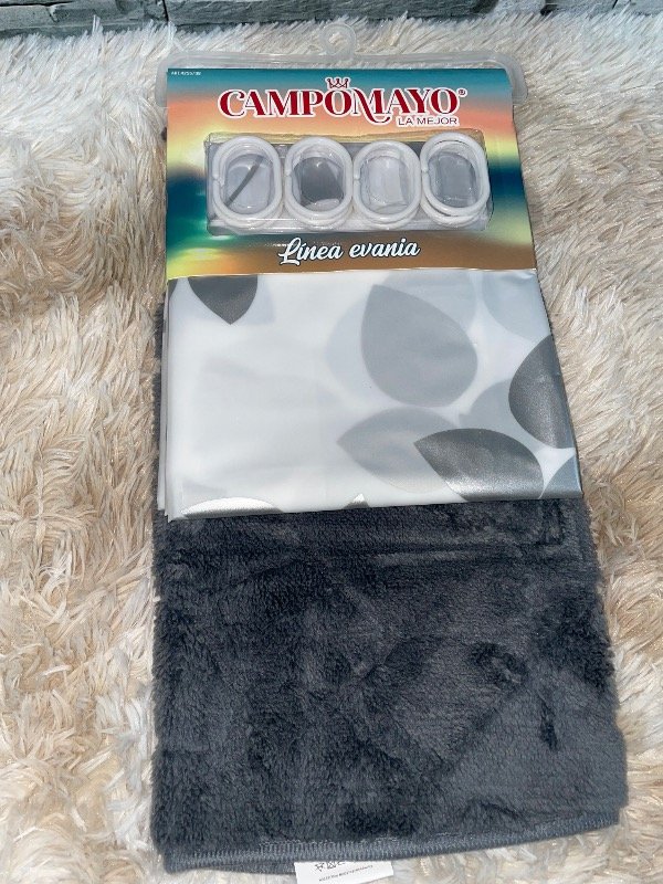 Producto - Set de cortina y alfombra ondea - 1