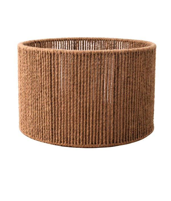 Producto - PANTALLAS DE FIBRAS NATURALES PARA LAMPARA DE MESA O DE PIE  ( 30 - 30 - 18 )