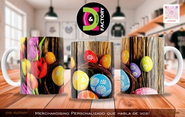 Producto - Taza Felices Pascuas - TZ-RT-BL-11OZ-187-FES-PAS