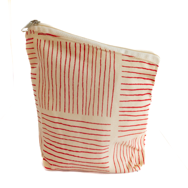 Producto - Yerbera/Porta Mate - Rayitas rojo