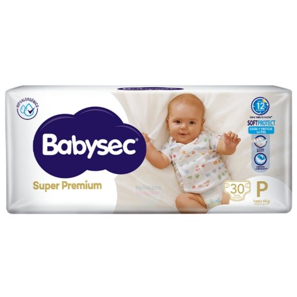Producto - Pañales Babysec SuperPremium P30