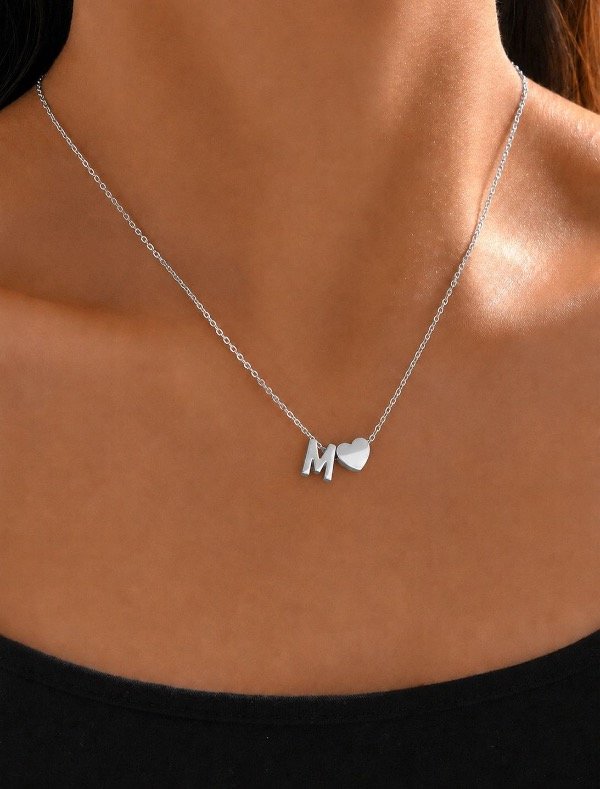 Producto - Collar Inicial (M) A.Q.