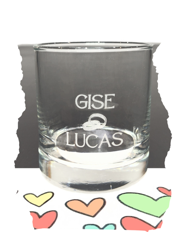 Producto - Souvenirs de boda - Vaso de whisky X50