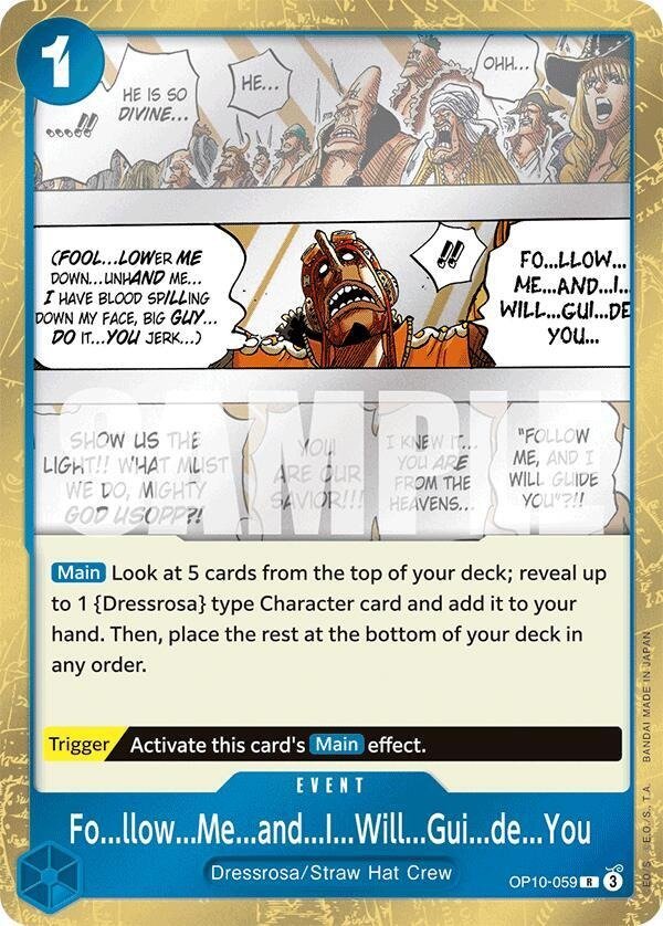 Producto - Fo...llow...Me...and...I...Will...Gui...de...You OP10-059