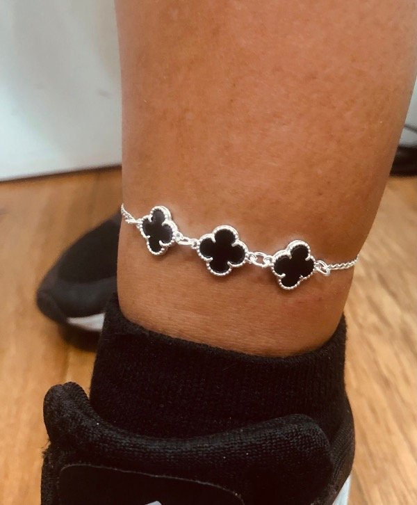 Producto - Tobillera Van Cleef Black Plata 900
