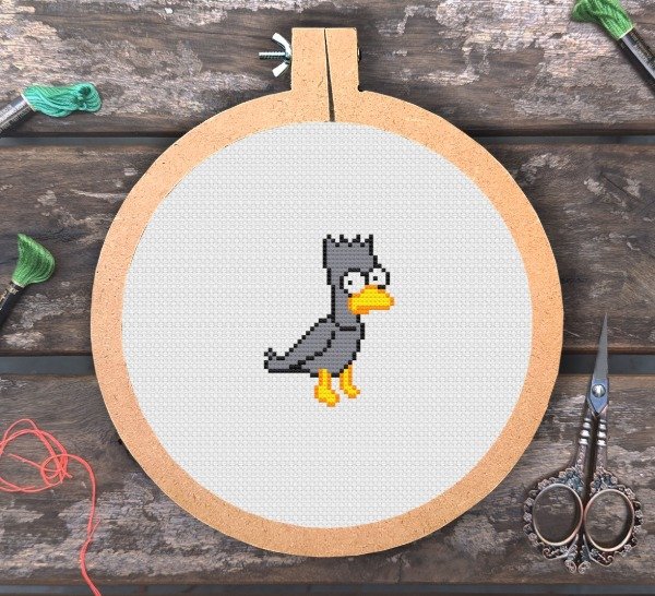 Producto - Bart Cuervo - Kit de punto cruz