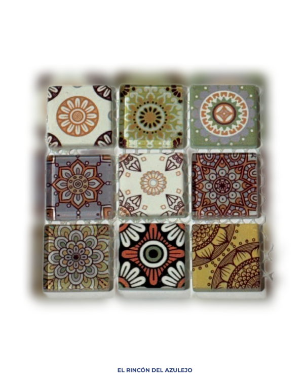 Producto - Teselas de vidrio - Mandala Marron