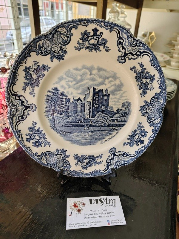 Producto - PLATO AZUL DECO CASTILLOS 25 - 0