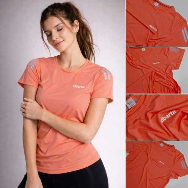Producto - Camiseta cibarta Modelo MOZAMBIQUE salmon