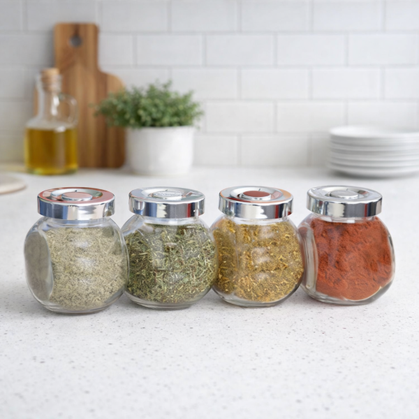 Producto - Set x4 especieros de vidrio Charo's