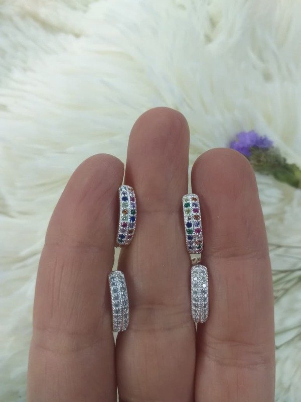 Producto - ABA0158 Aro Cubano bombé micropave