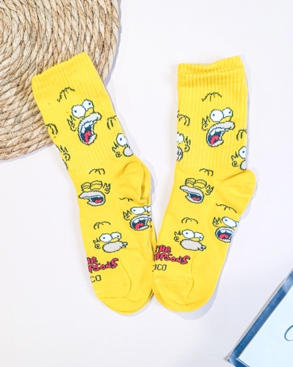 Producto - MEDIAS PREMIUM HOMERO AMARILLO