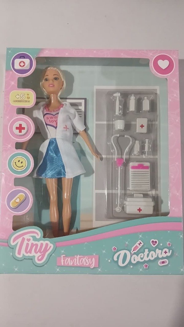 Producto - MUÑECA TINY DOCTORA C/ ACCESORIOS - KADA