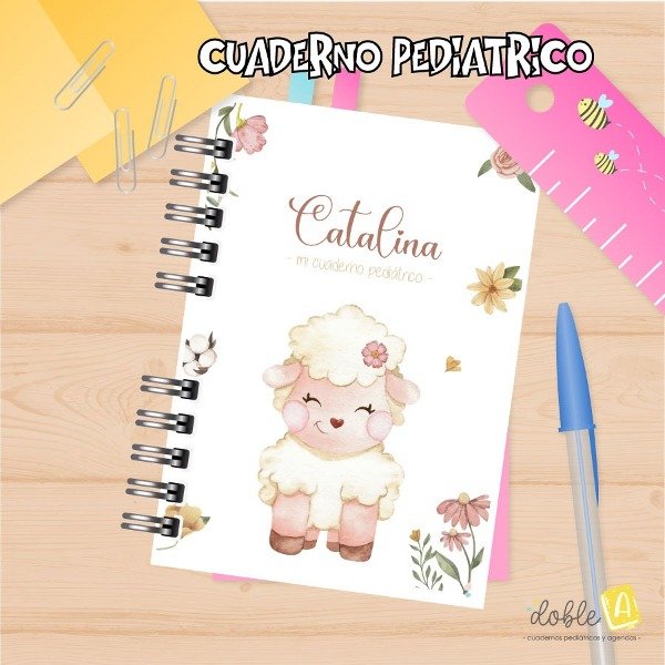 Producto - Cuaderno Pediátrico + Libreta de Vacunas Ovejita