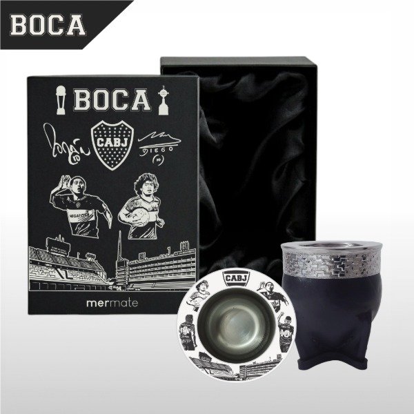 Producto - BOX MATE CON BOMBILLA Y CAJA DE PRESENTACIÓN EXCLUSIVO BOCA 4 ÍDOLOS - 6