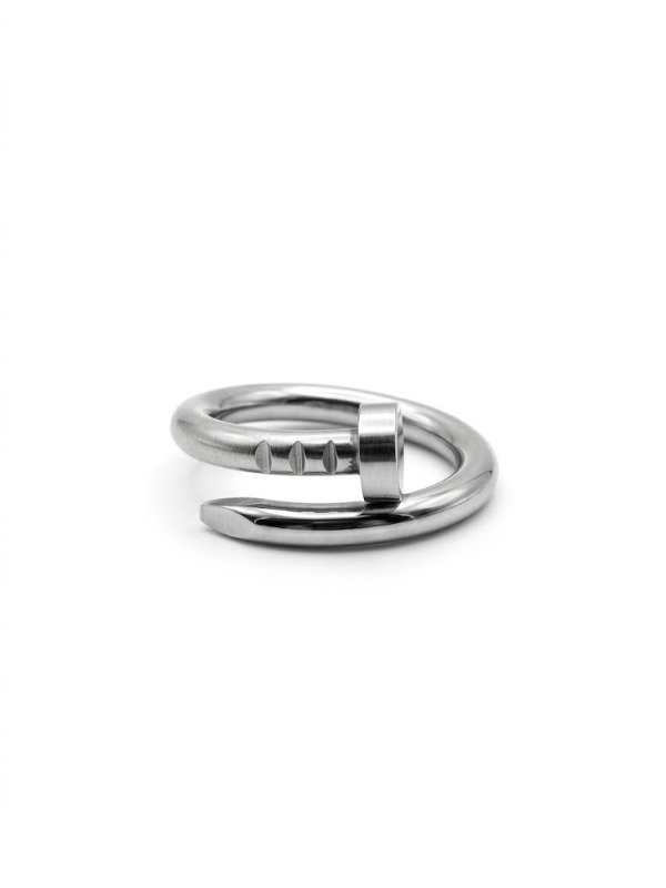 Producto - Anillo Clavo Plateado
